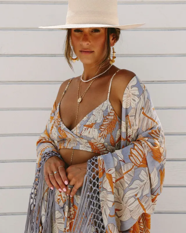 Lincoln Road Smocked Crop Top made by Vici