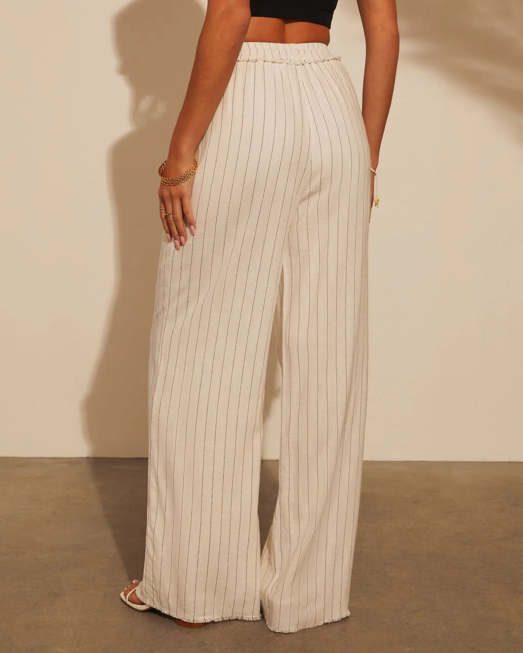Lucienne Striped Straight Leg Pants sold by Vici product image thumbnail 5