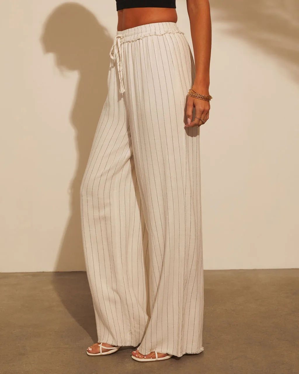Lucienne Striped Straight Leg Pants sold by Vici product image thumbnail 3