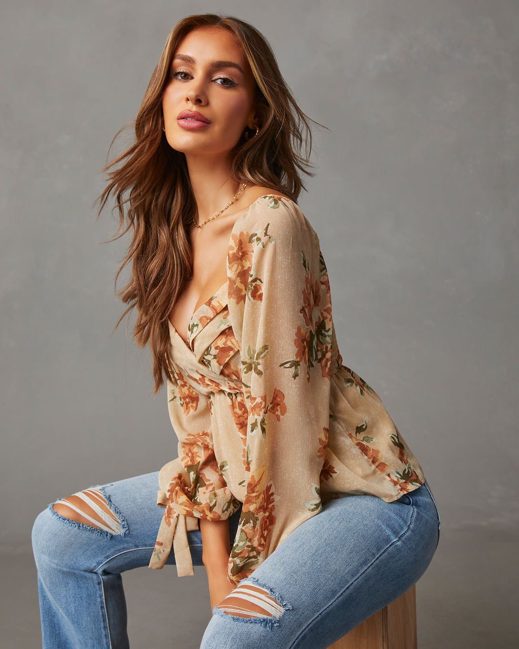 Kiera Floral Blouse sold by Vici product image thumbnail 5