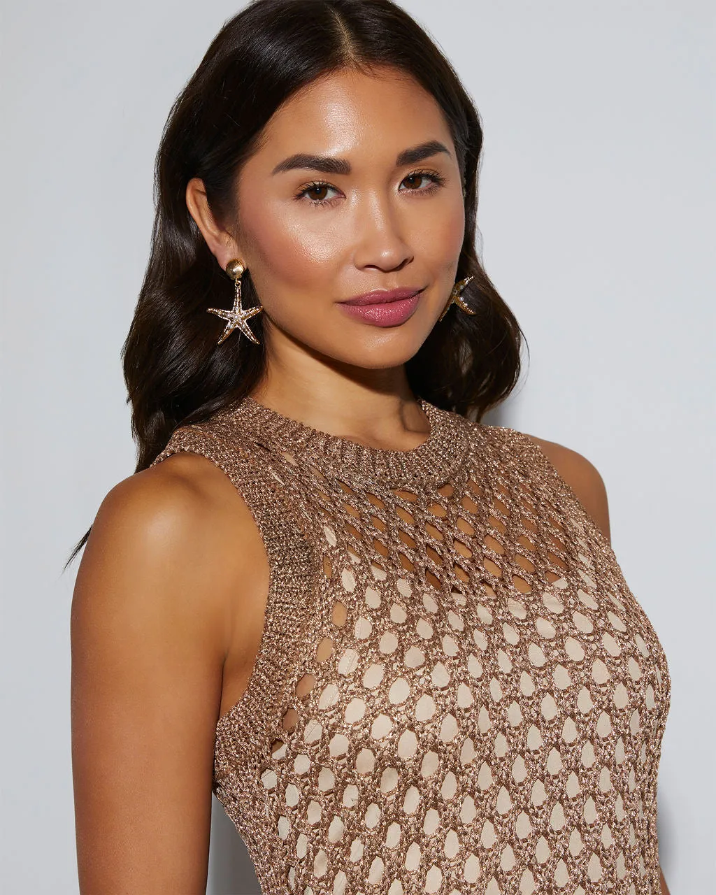 Starfish Drop Earrings sold by Vici product image thumbnail 3