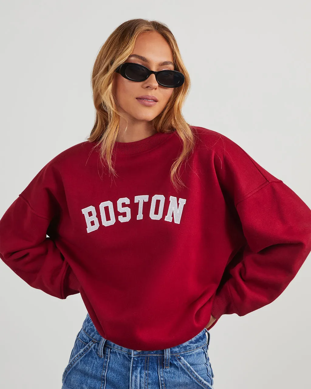 Boston Pullover Sweatshirt sold by Vici product image thumbnail 4