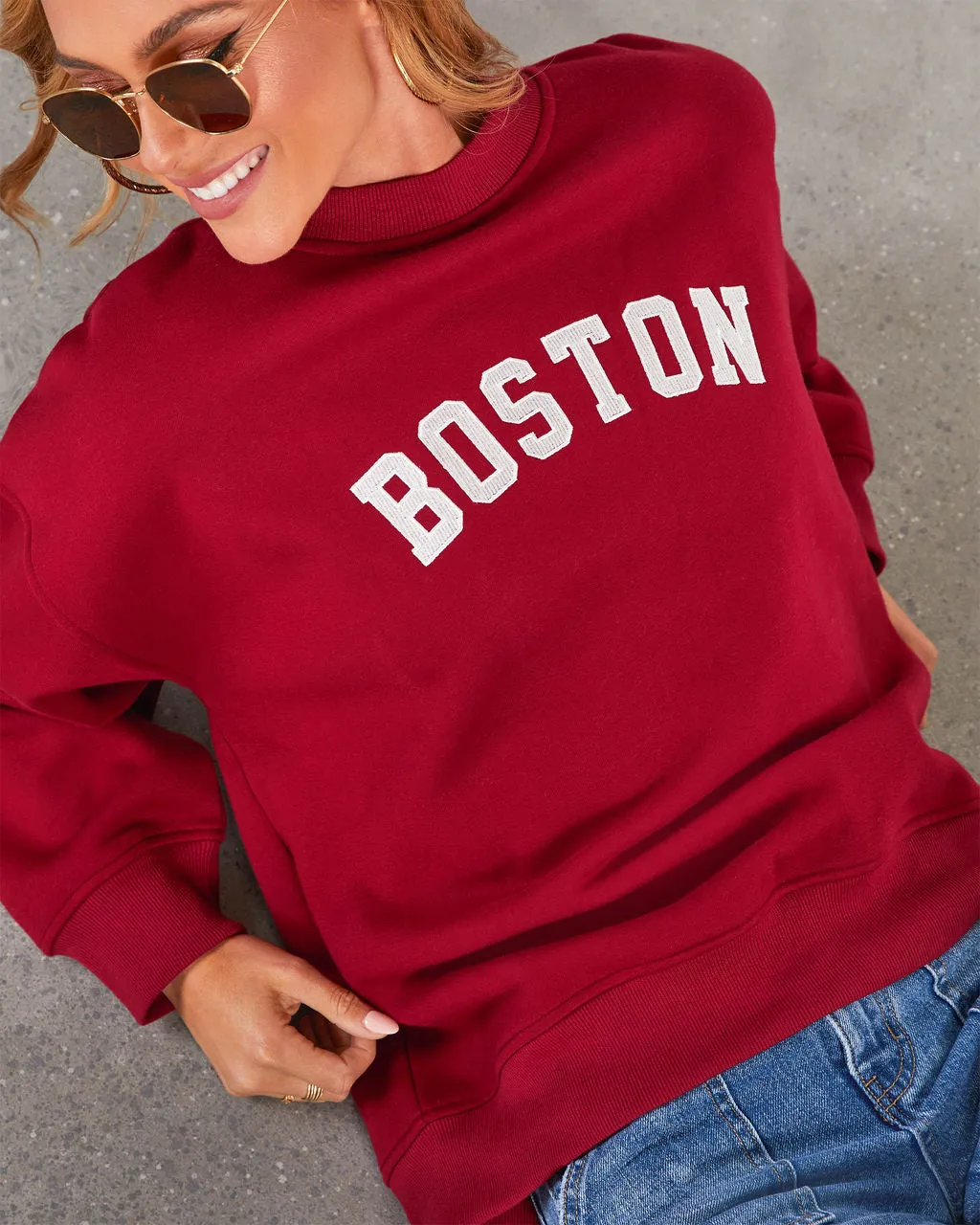 Boston Pullover Sweatshirt sold by Vici product image thumbnail 2