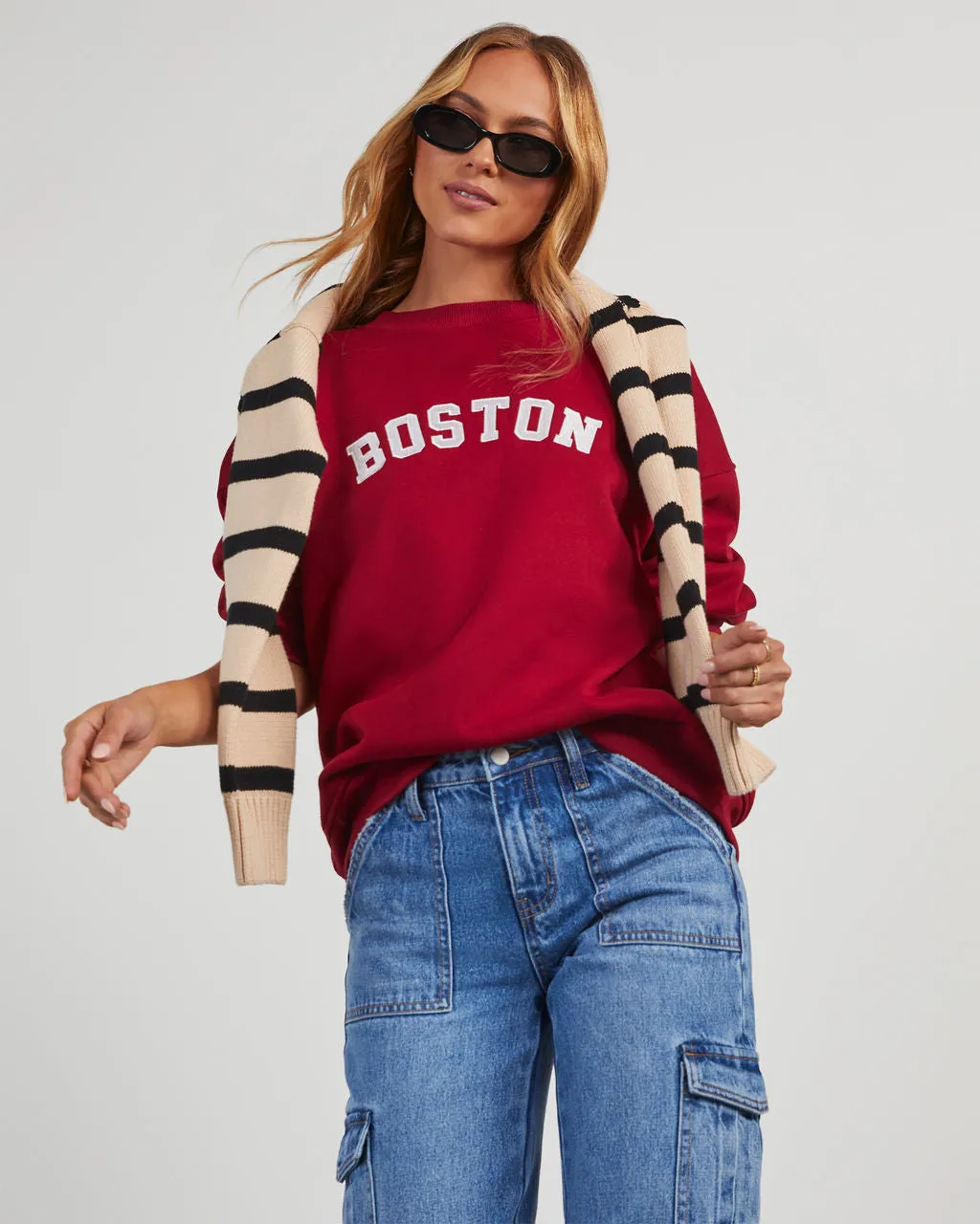 Boston Pullover Sweatshirt sold by Vici