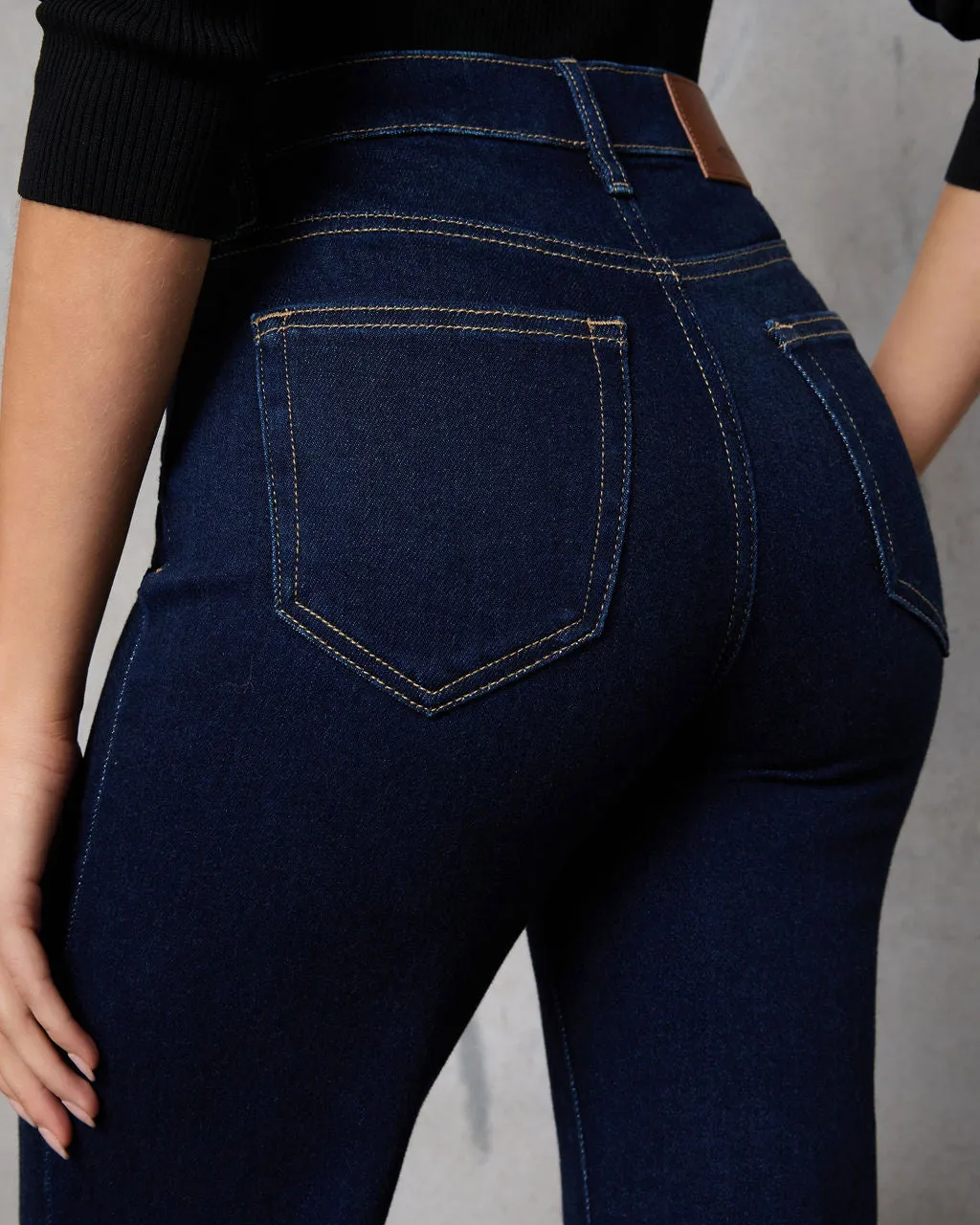 Jenna High Rise Wide Flare Jeans sold by Vici product image thumbnail 5