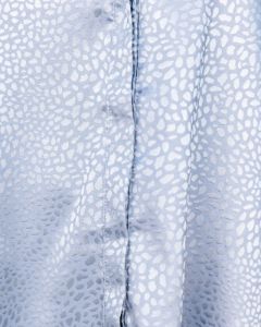 Blue Moon Satin Embossed Button Down Blouse - Slate - FINAL SALE sold by Vici