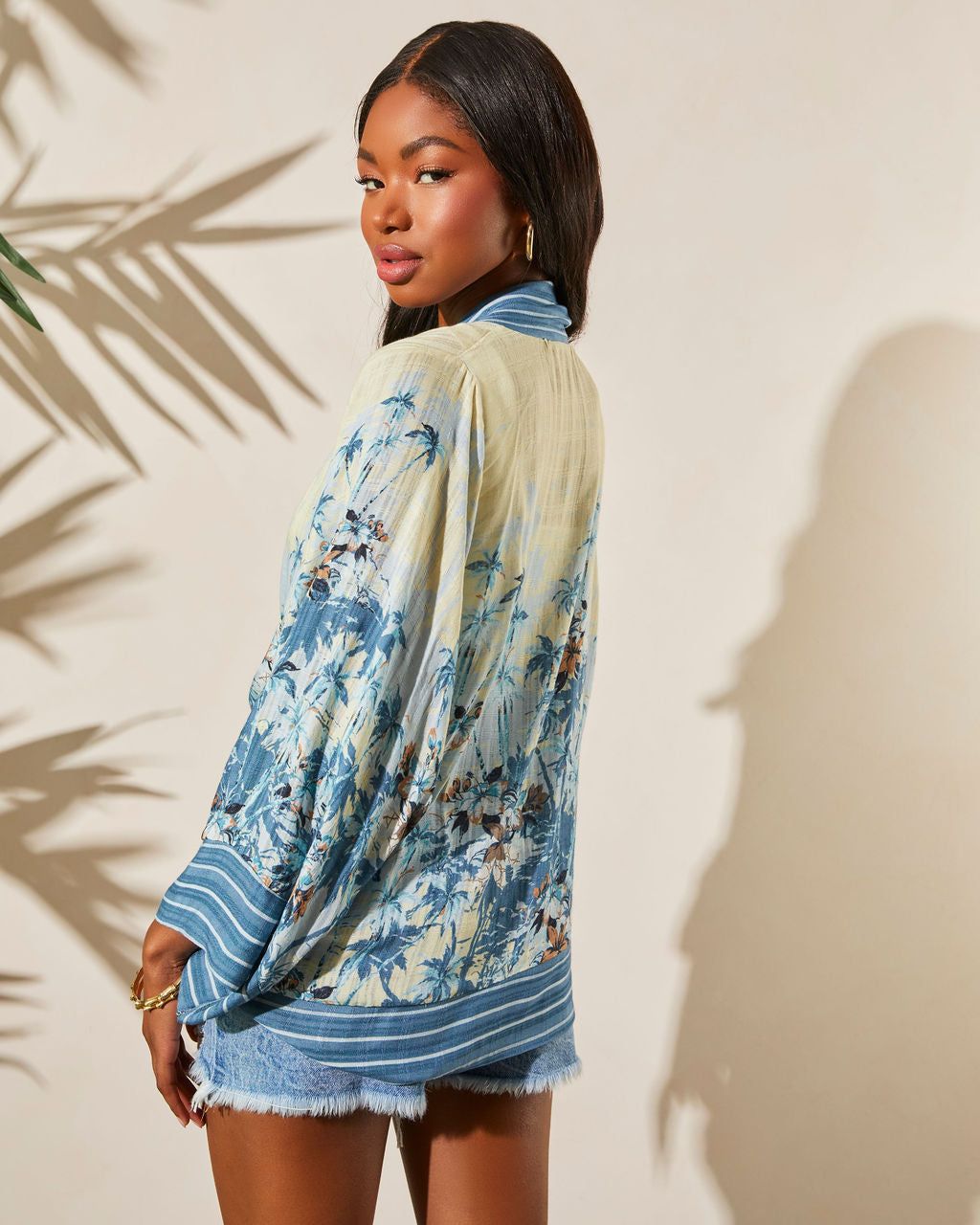 Livonia Front Tie Kimono sold by Vici product image thumbnail 2