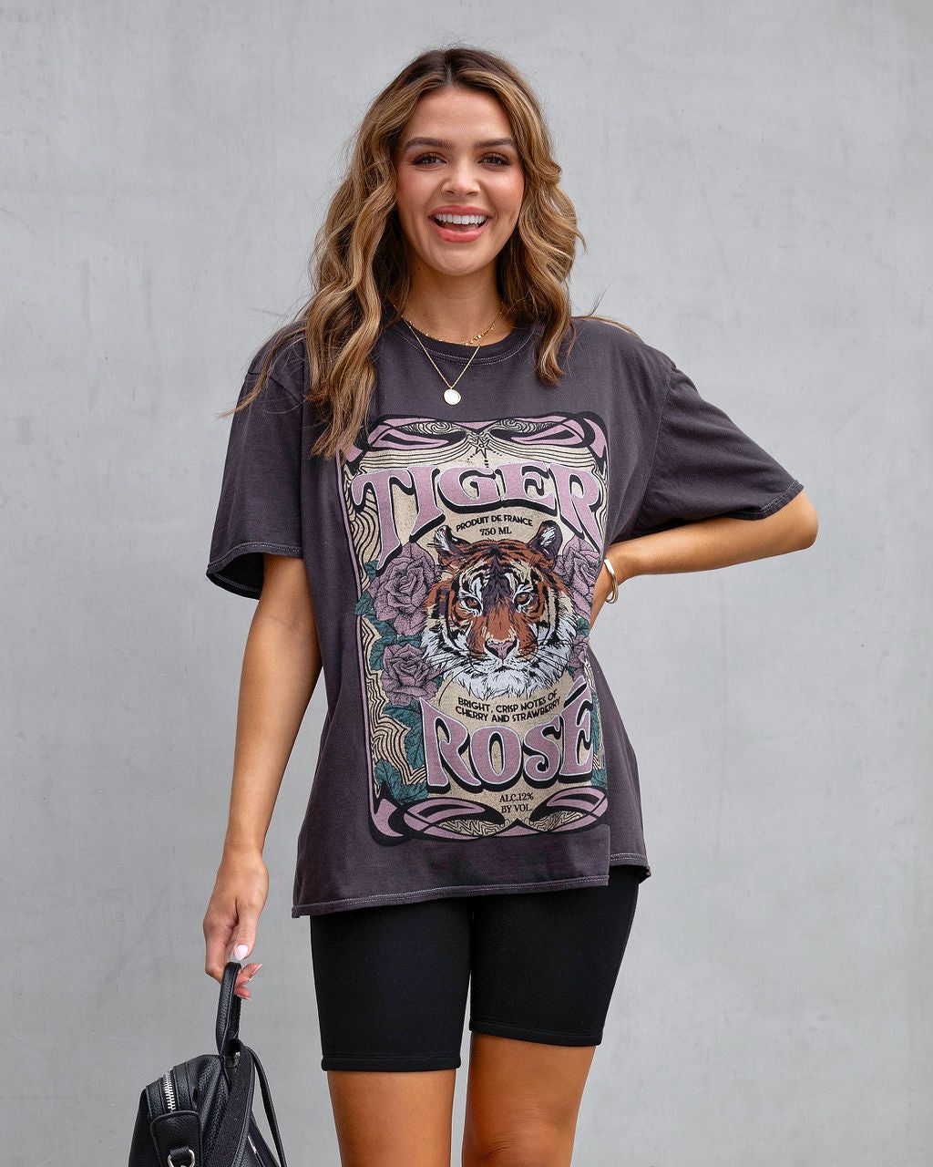 French Tiger Cotton Oversized Tee - FINAL SALE sold by Vici product image thumbnail 7