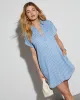Center Of Attention Mini Shirt Dress sold by Vici