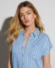 Center Of Attention Mini Shirt Dress sold by Vici