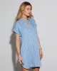 Center Of Attention Mini Shirt Dress sold by Vici