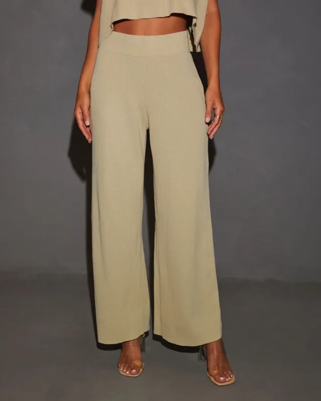 Ainslee Wide Leg Pants sold by Vici