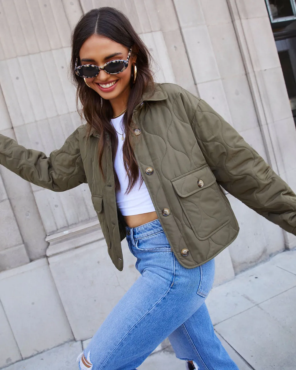 Cormac Quilted Lightweight Jacket sold by Vici