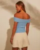 Cressida Ribbed Off The Shoulder Top sold by Vici