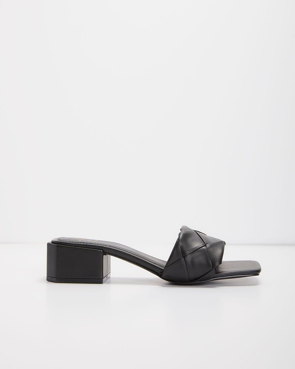 Rivette Heeled Faux Leather Sandal - Black - FINAL SALE sold by Vici product image thumbnail 4