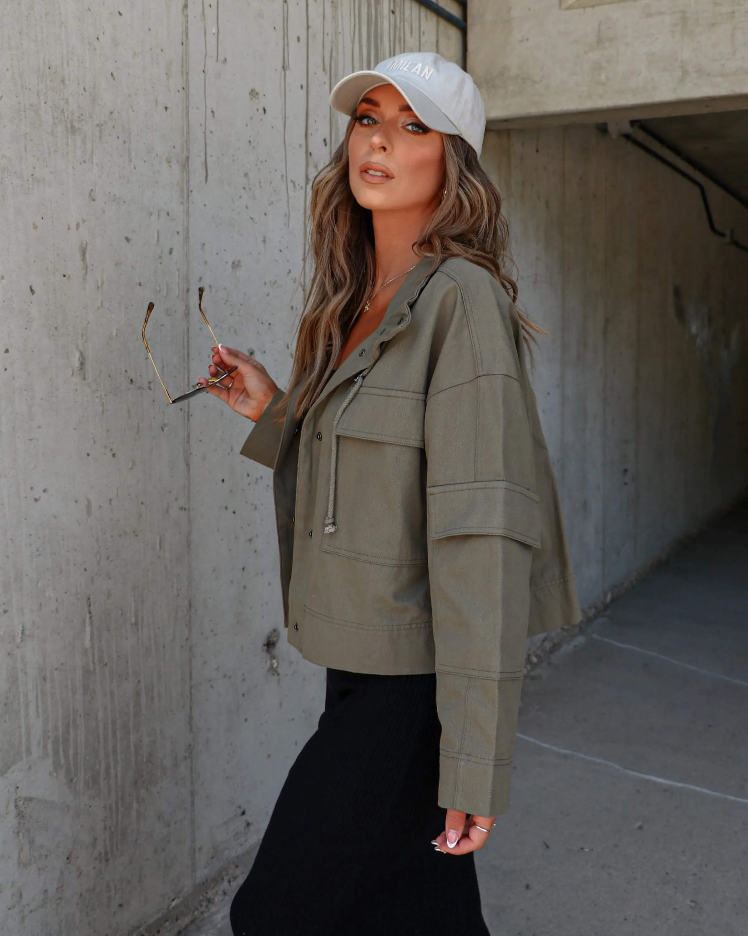 Casual Flex Relaxed Utility Jacket sold by Vici product image thumbnail 3