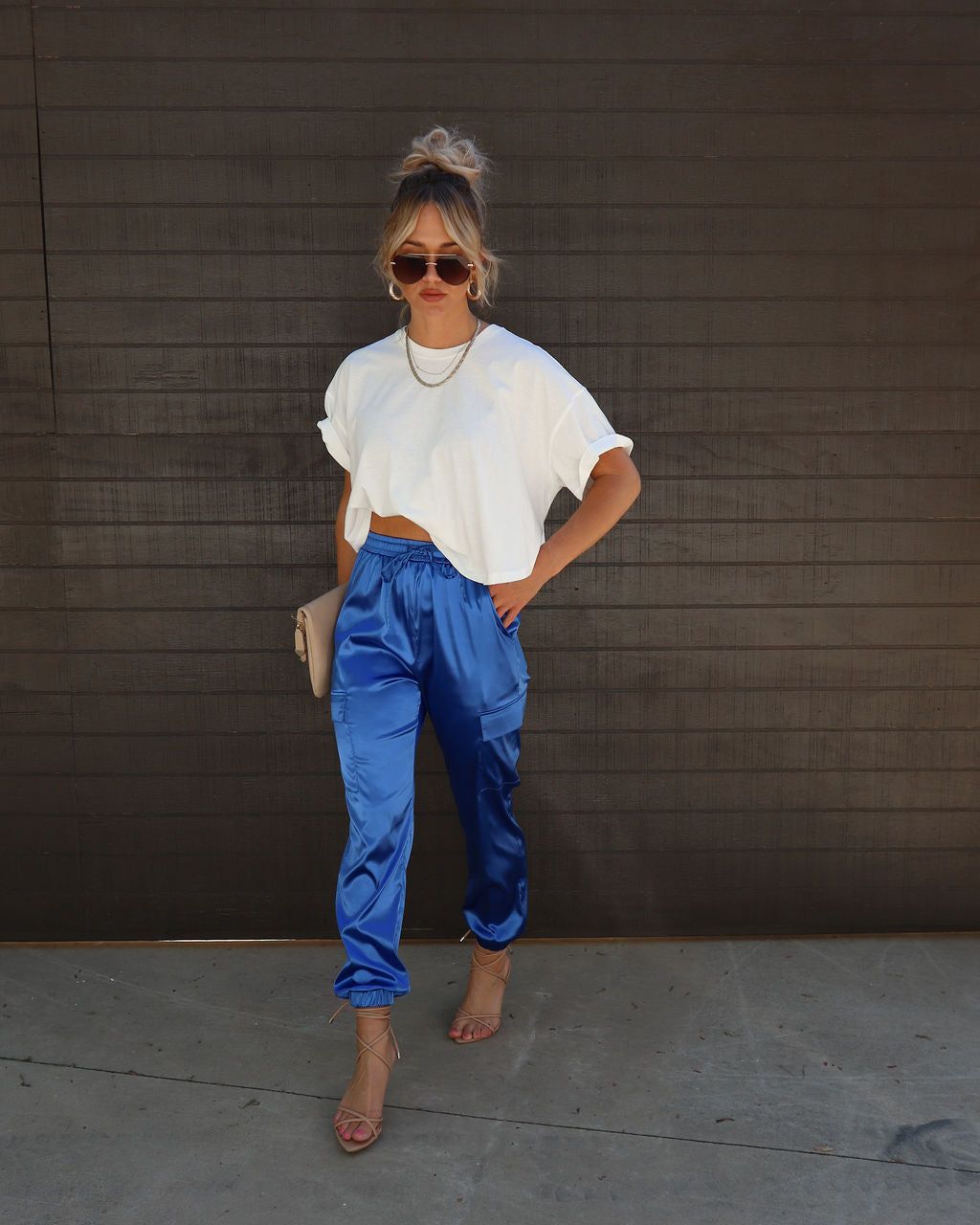 Jackson Cotton Tee - White - SALE sold by Vici product image thumbnail 4