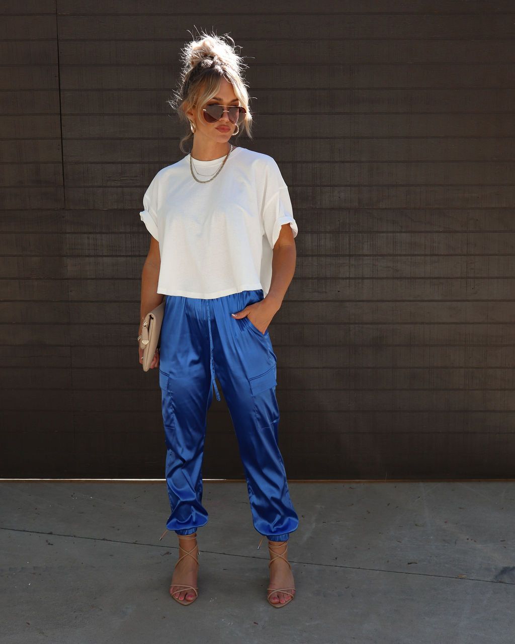 Jackson Cotton Tee - White - SALE sold by Vici product image thumbnail 6