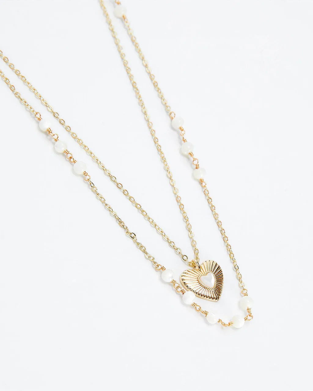 Heartstring Layered Necklace sold by Vici product image thumbnail 4