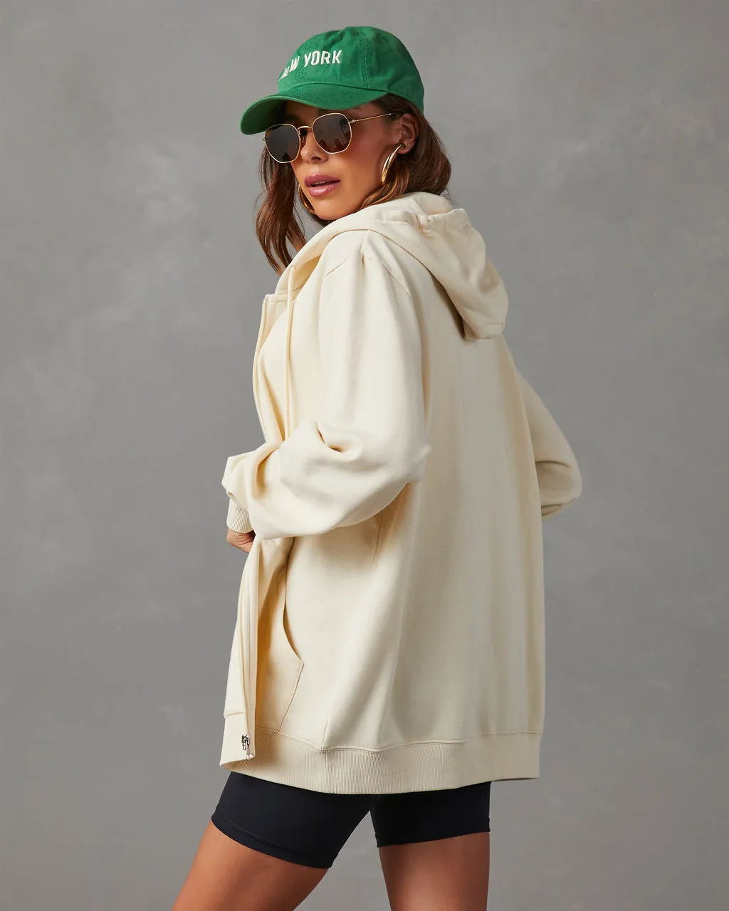 Zip Up Oversized Hoodie sold by Vici product image thumbnail 4