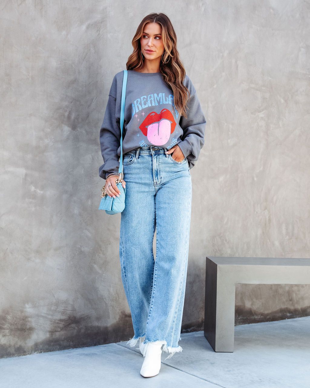 Dreamland City Tour Sweatshirt - FINAL SALE sold by Vici product image thumbnail 6