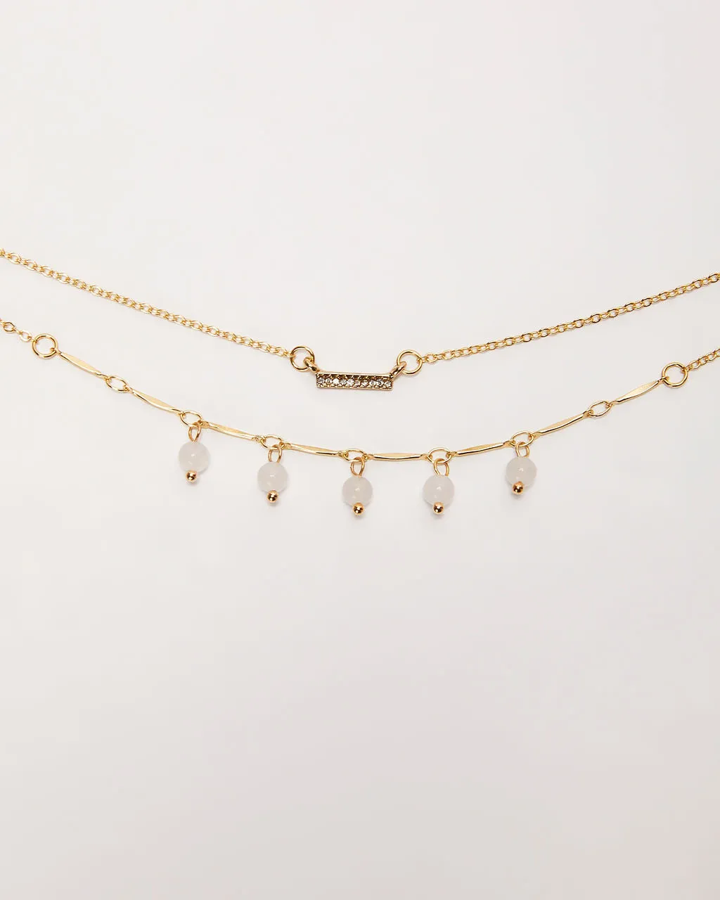 Allie Layered Dainty Necklace sold by Vici product image thumbnail 4