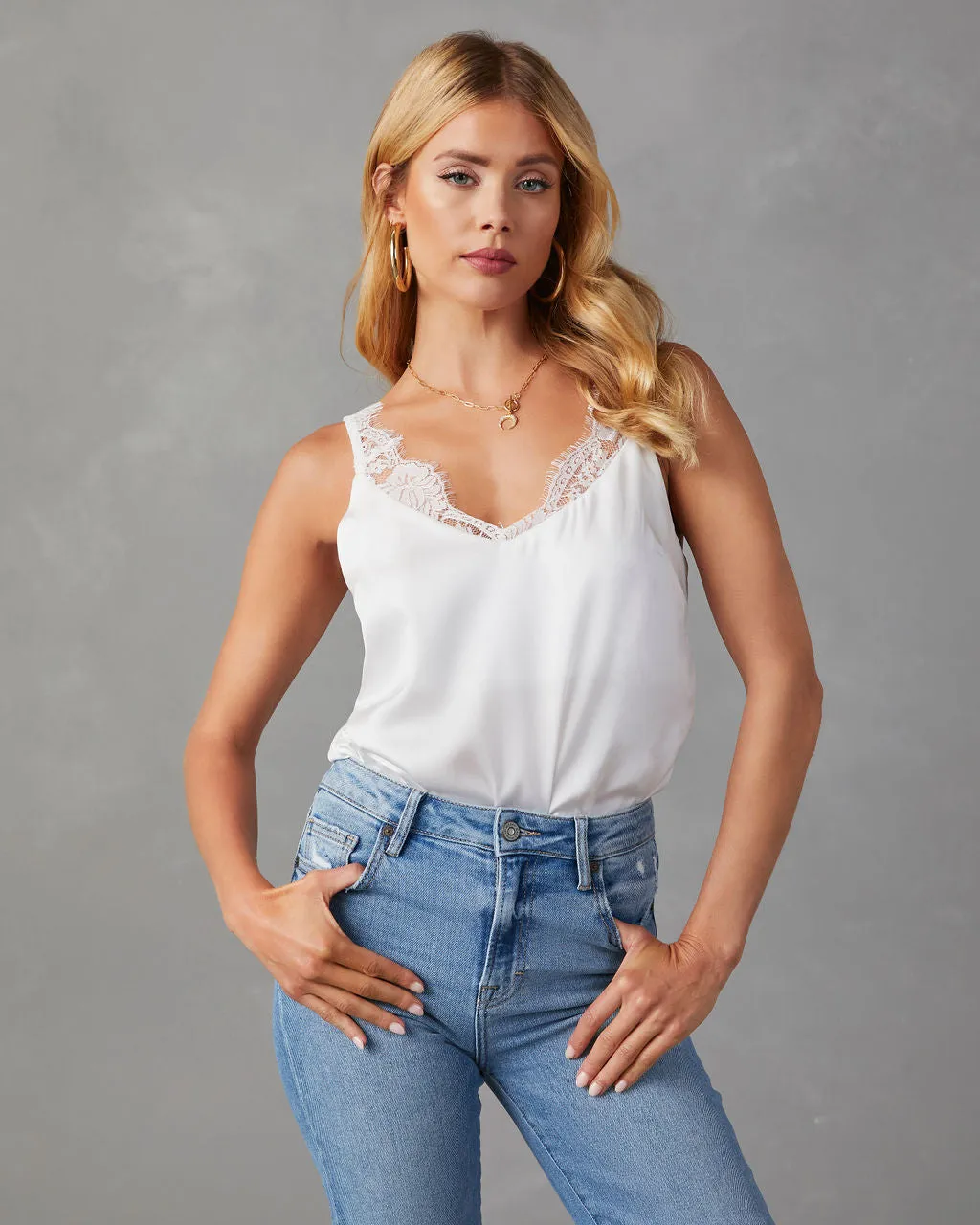 Donatella Satin Lace Bodysuit sold by Vici