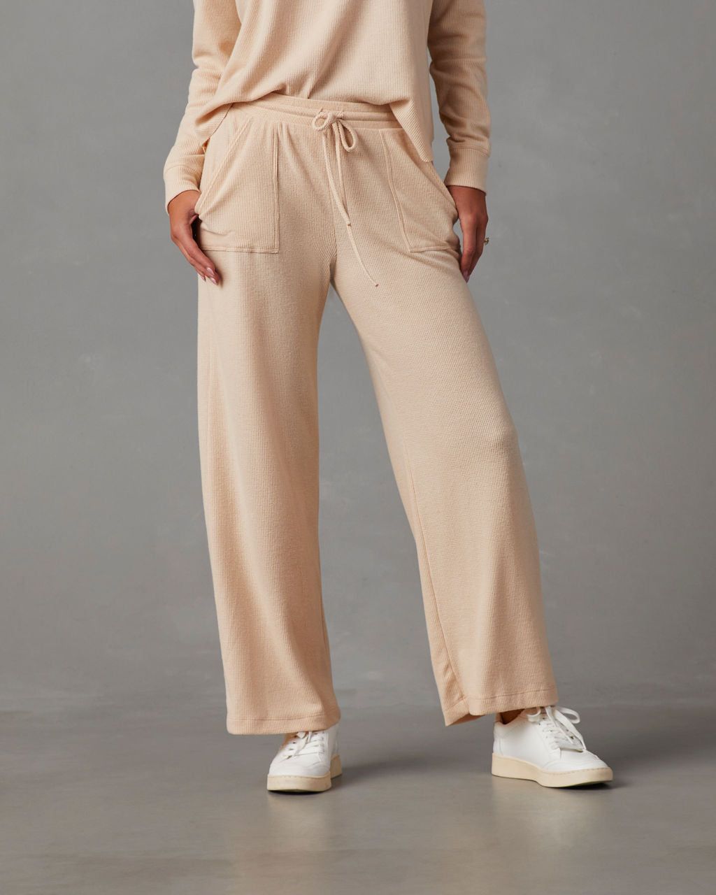 Kailo Wide Leg Pants - Taupe - SALE sold by Vici