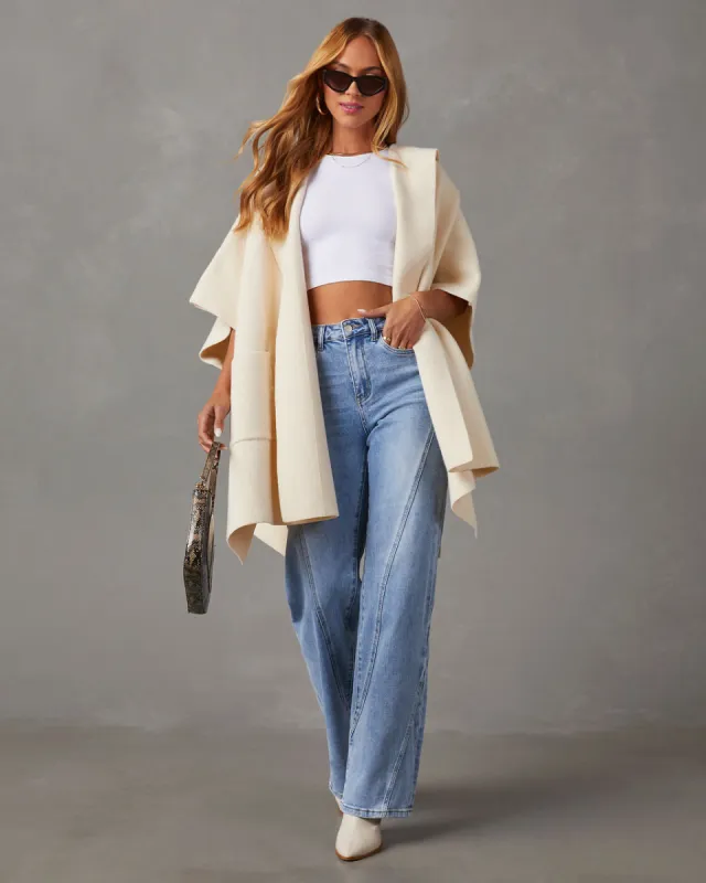 Dempsey Oversized Open Front Caridgan sold by Vici