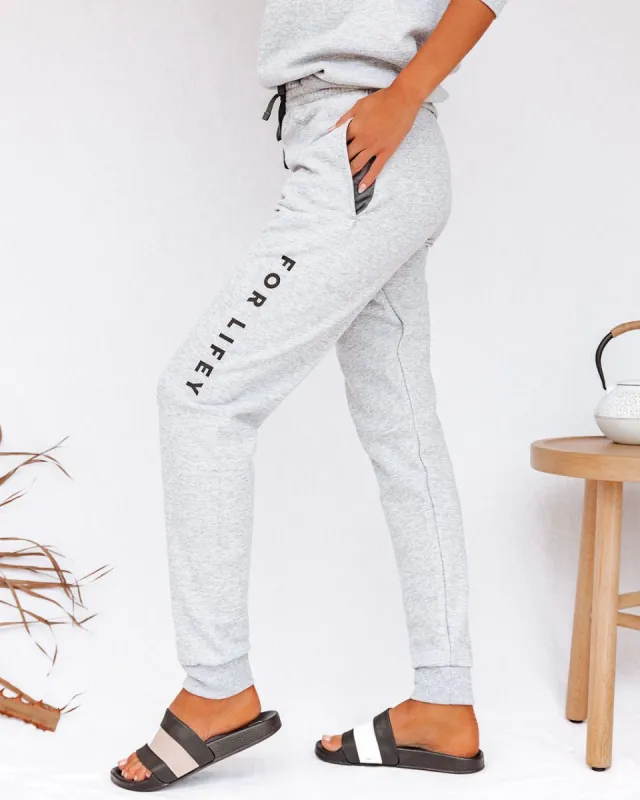 A Wifey For Lifey Cotton Blend Pocketed Joggers - FINAL SALE sold by Vici