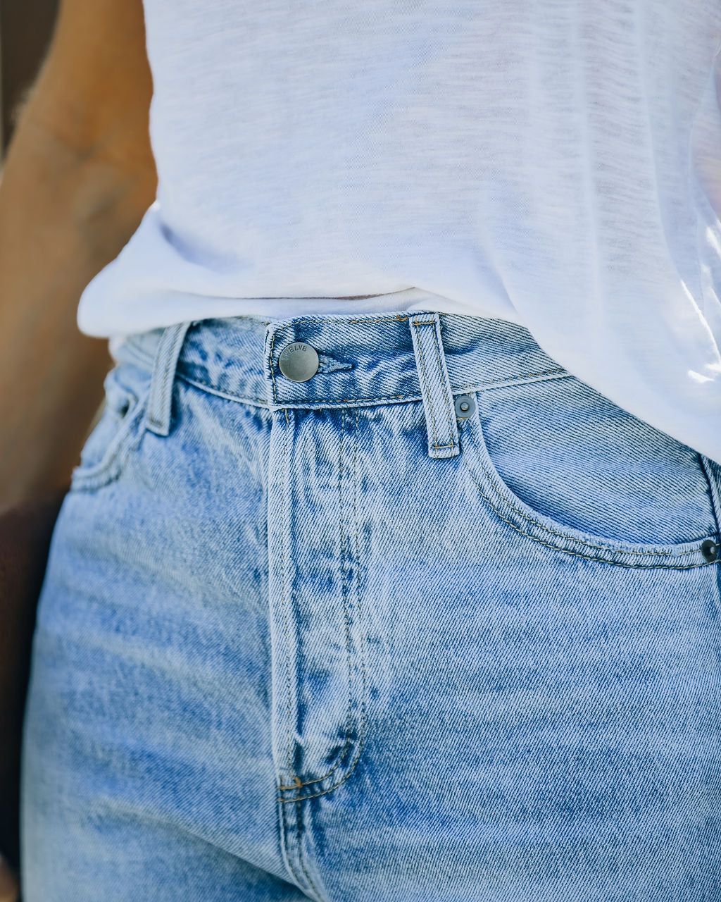 Kason Distressed High Rise Denim - SALE sold by Vici product image thumbnail 2