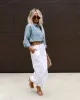 Blues For You Chambray Top sold by Vici