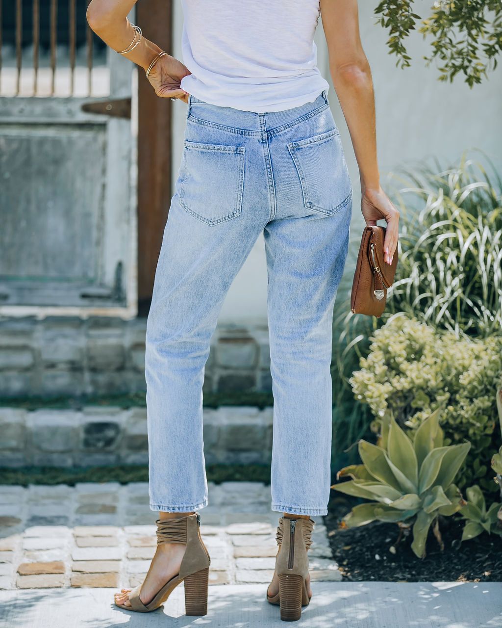 Kason Distressed High Rise Denim - SALE sold by Vici product image thumbnail 4