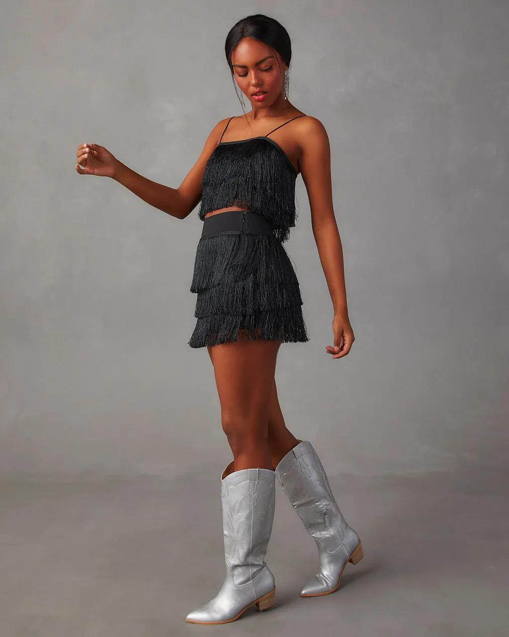 Giuseppe Fringe Trim Tank sold by Vici product image thumbnail 3