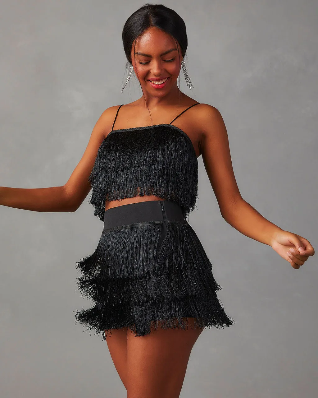Giuseppe Fringe Trim Tank sold by Vici product image thumbnail 2