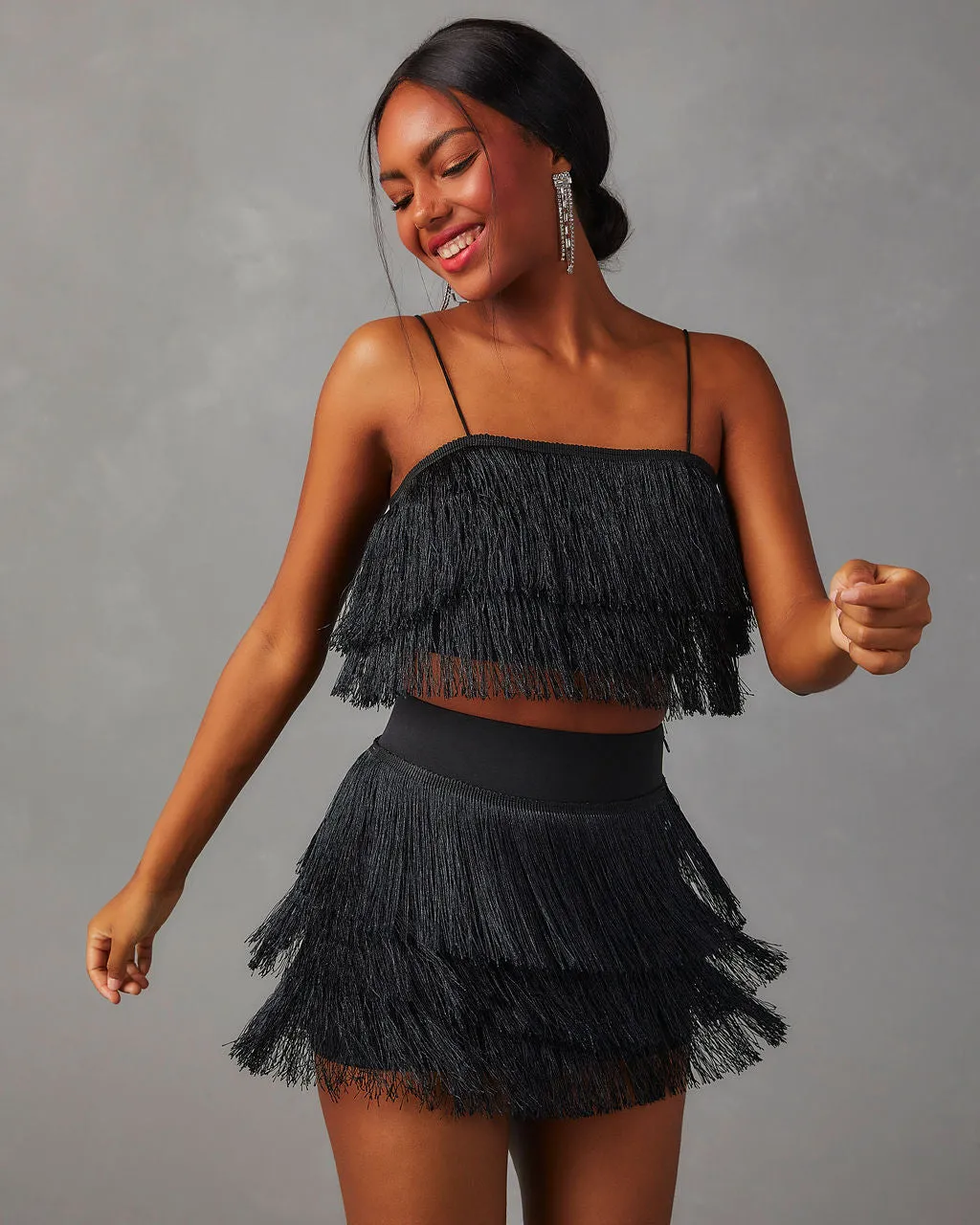 Giuseppe Fringe Trim Tank sold by Vici product image thumbnail 5