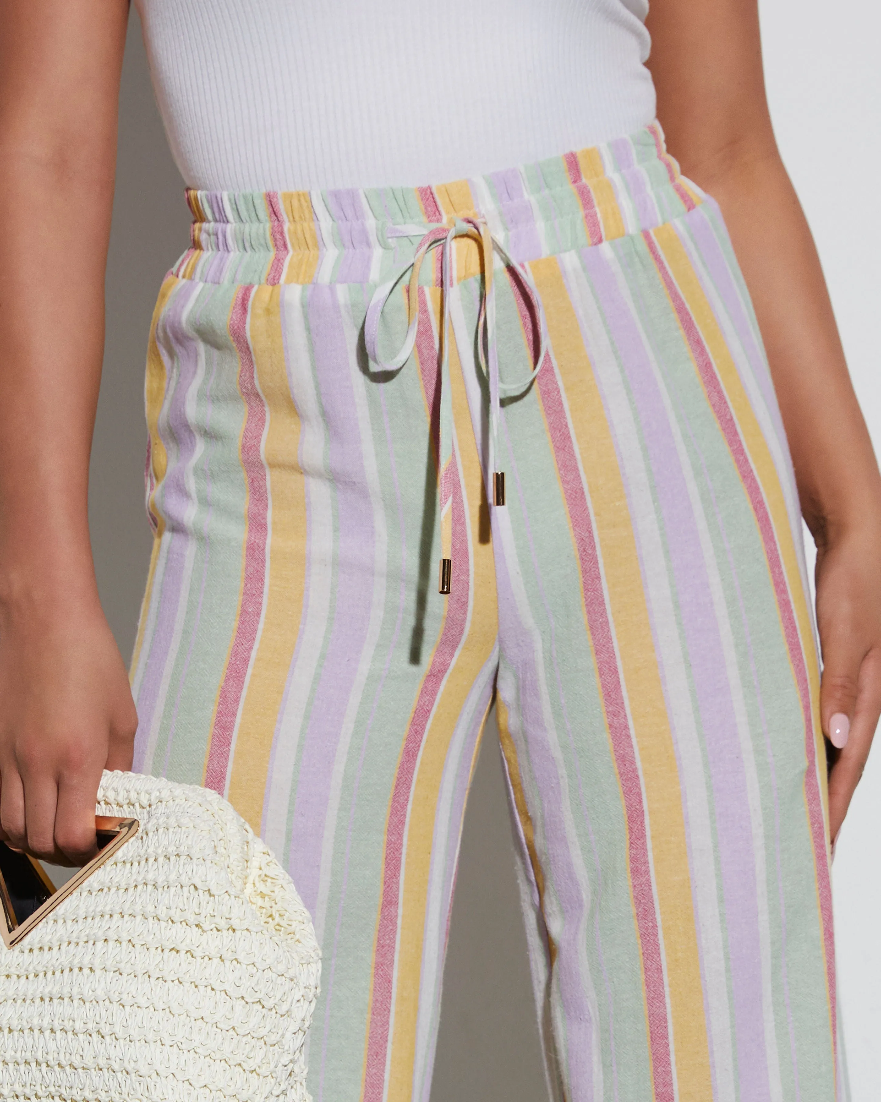 Cali Striped High Rise Trouser sold by Vici product image thumbnail 5