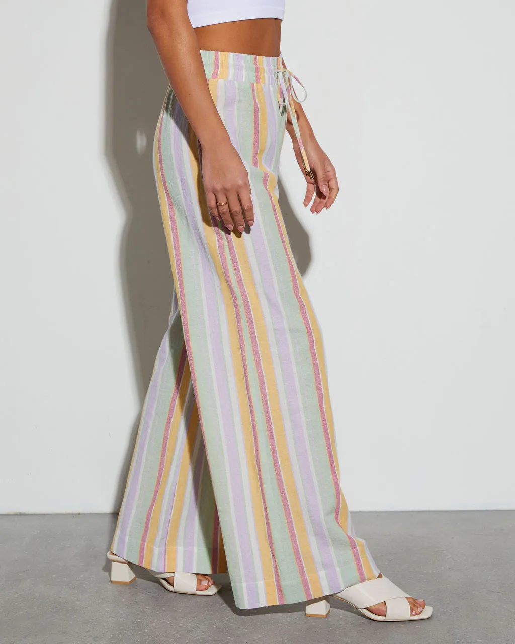 Cali Striped High Rise Trouser sold by Vici product image thumbnail 3