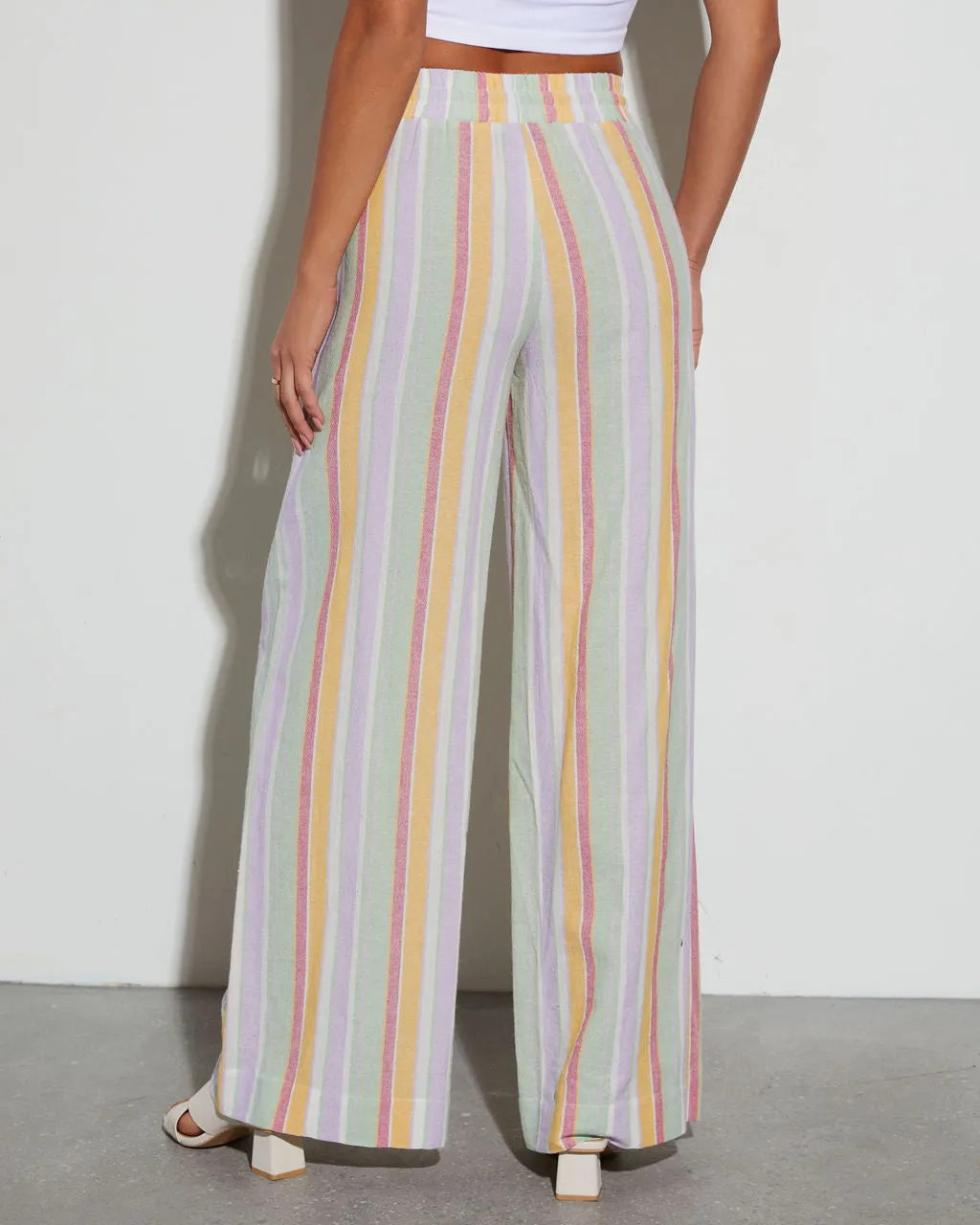 Cali Striped High Rise Trouser sold by Vici product image thumbnail 4