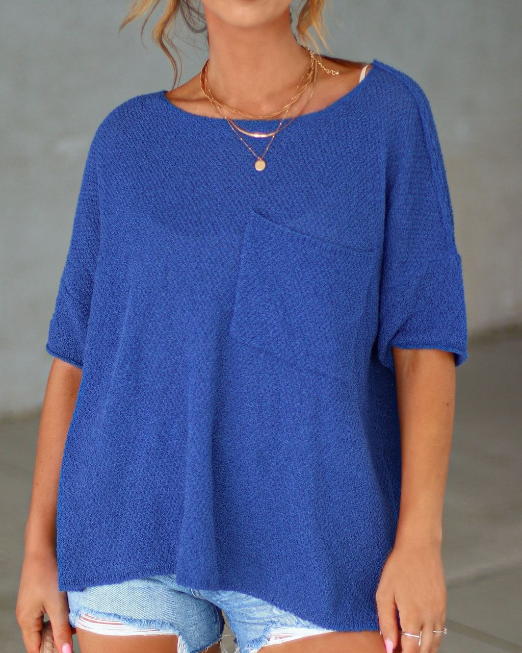 Prudence Knit Oversized Top sold by Vici product image thumbnail 3