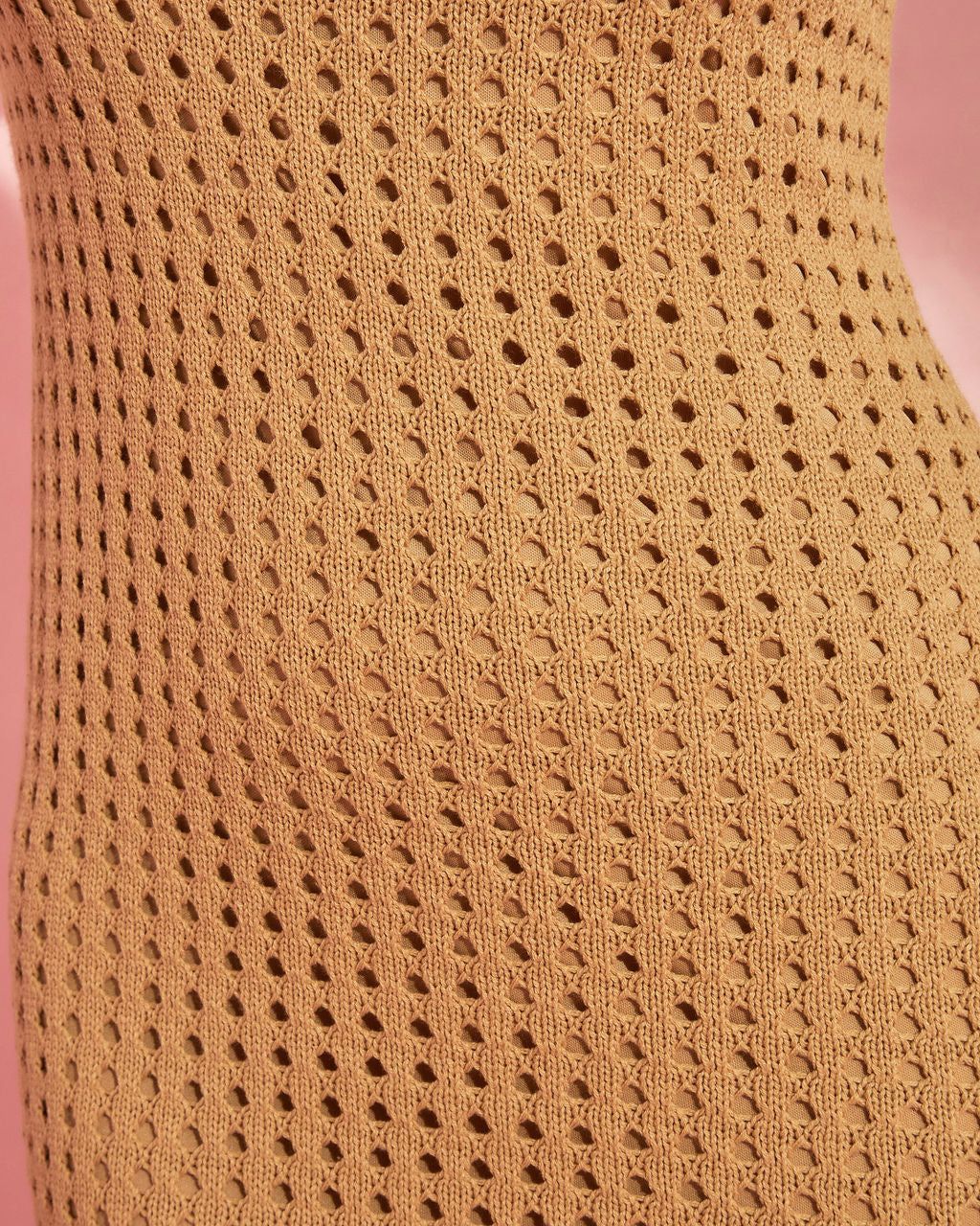 Seychelles Cotton Blend Crochet Knit Midi Dress - Tan - FINAL SALE sold by Vici product image thumbnail 3