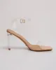 Billini  Santiago Clear Strappy Heels sold by Vici