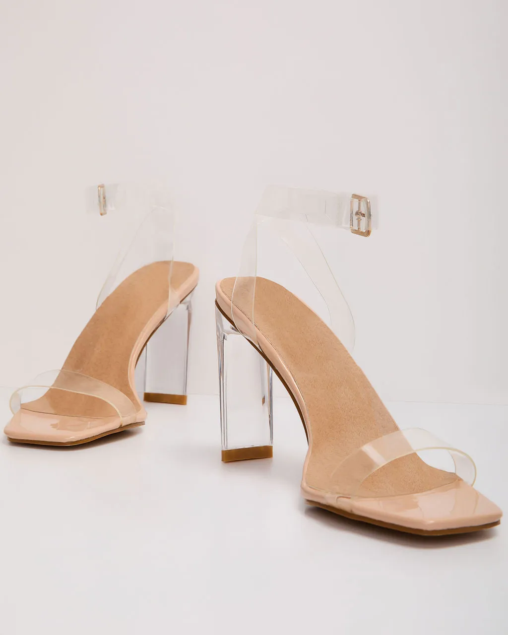Billini Santiago Clear Strappy Heels sold by Vici product image thumbnail 4