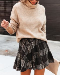 Toasty Autumn Feeling Knit Turtleneck Pullover Sweater sold by Vici