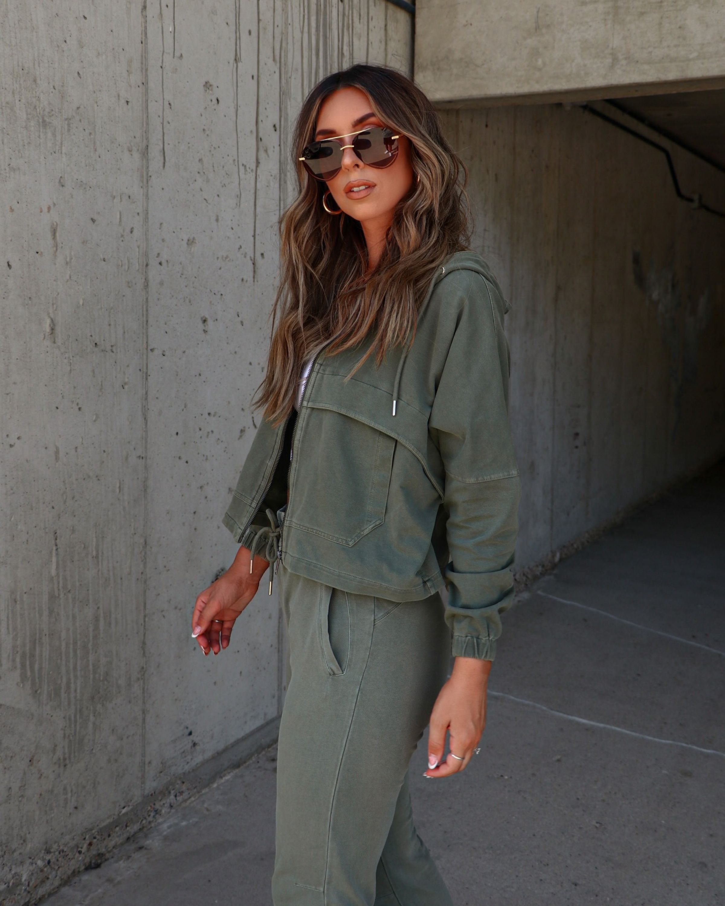Fern Pocketed Jogger - Olive sold by Vici product image thumbnail 6