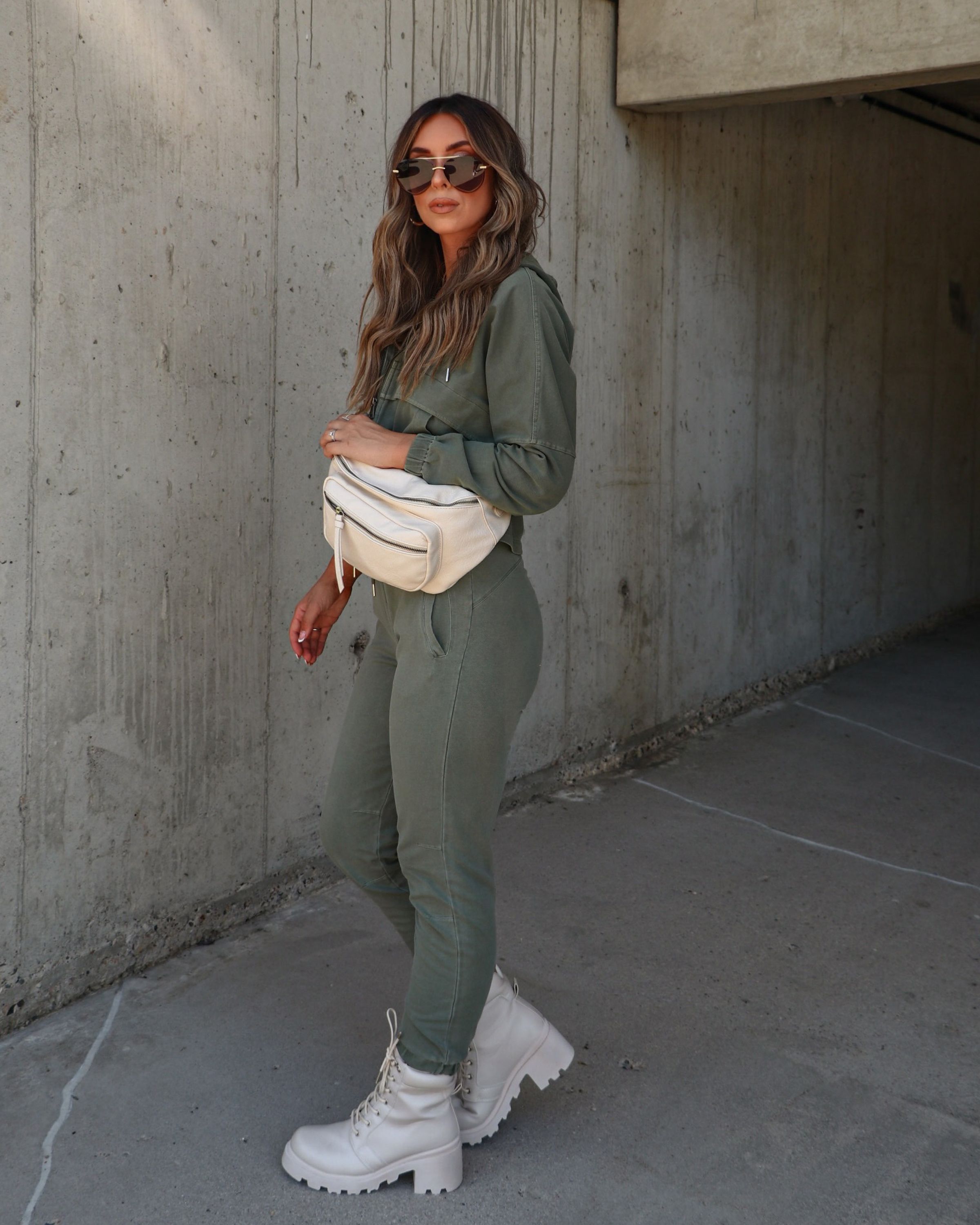 Fern Pocketed Jogger - Olive sold by Vici product image thumbnail 3
