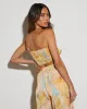 Calypso Tropical Wrap Crop Top sold by Vici