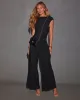Katy Cowl Neck Cutout Back Jumpsuit sold by Vici
