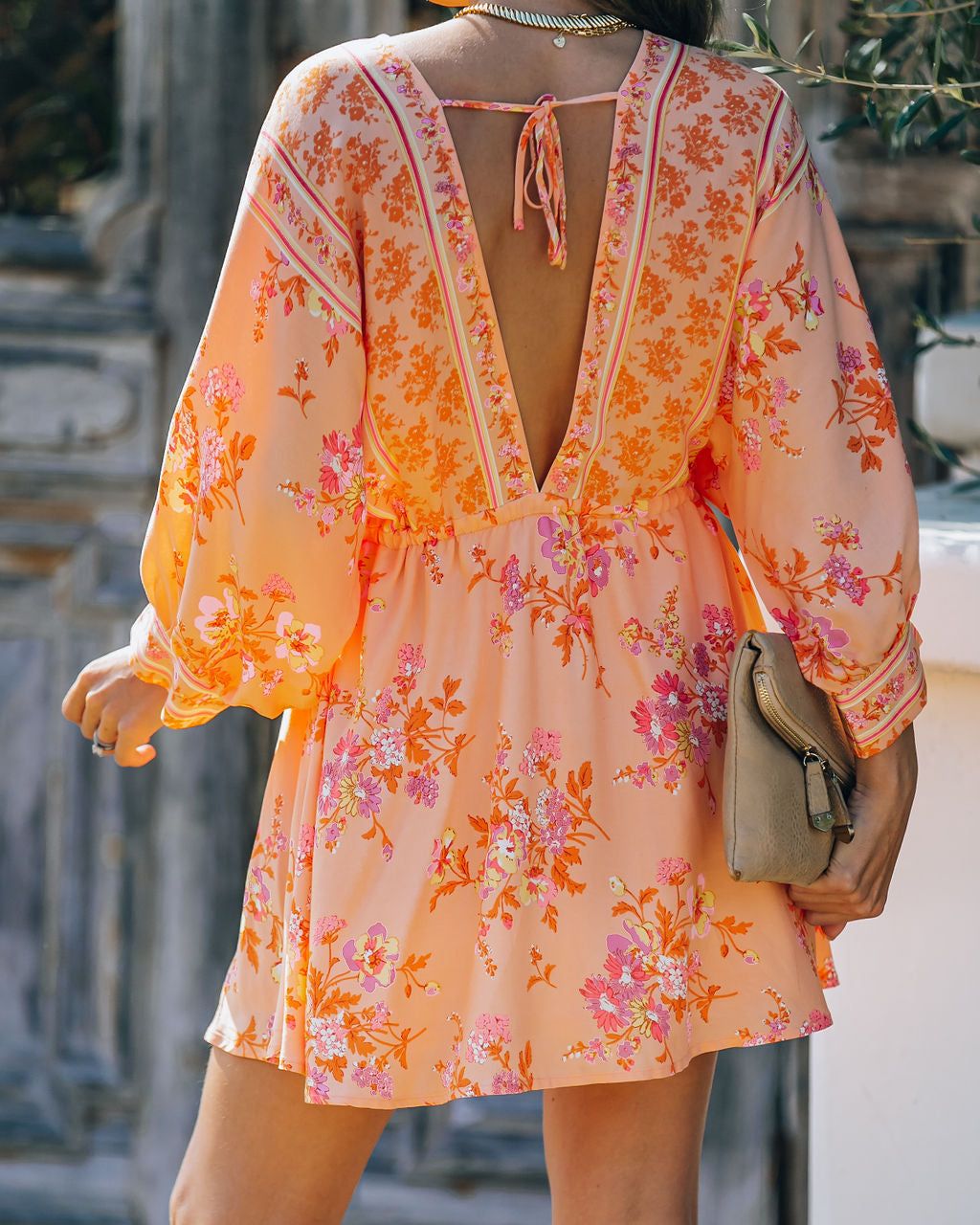 Now And Then High Rise Distressed Two Tone Jean Shorts sold by Vici product image thumbnail 4