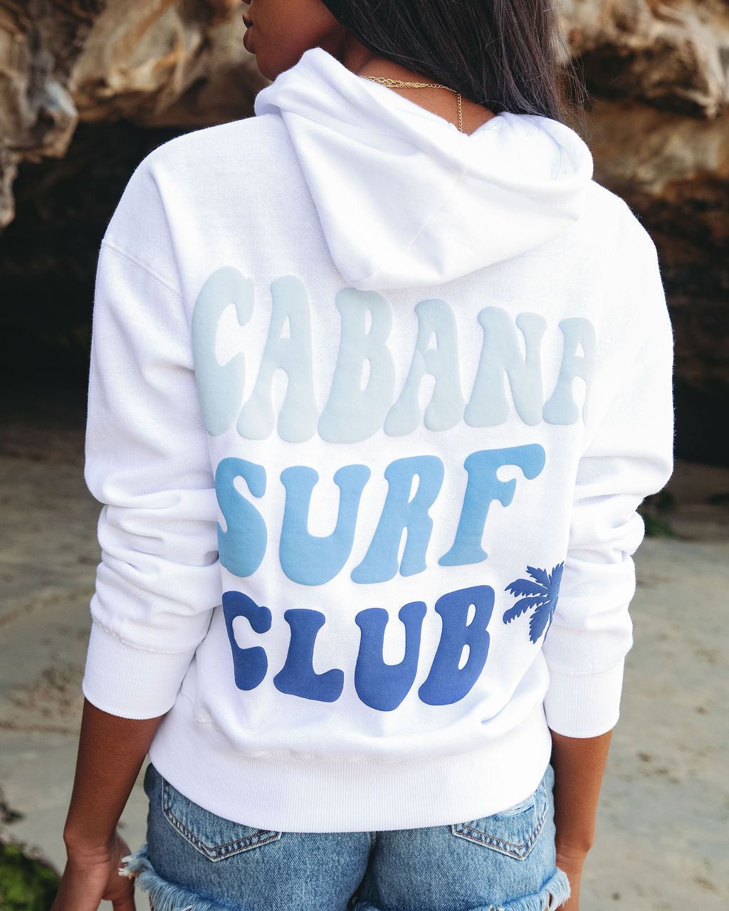 Cabana Surf Club Hooded Sweatshirt - FINAL SALE sold by Vici product image thumbnail 4
